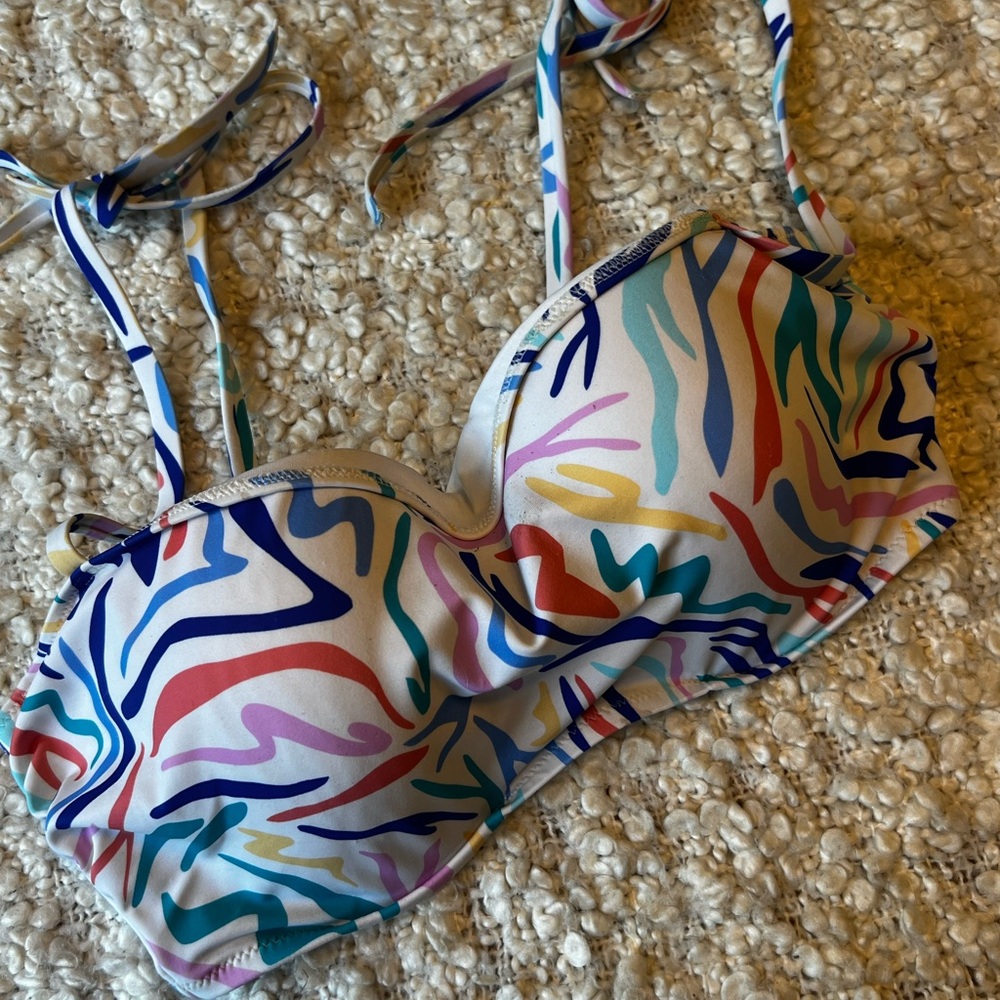 Shade & Shore Multicolor Bikini Top